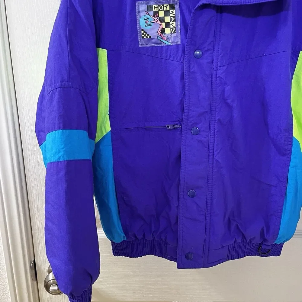Vintage Hot Gear Waterproof Insulated Winter Jacket 80s Hot Wave Youth Size 14